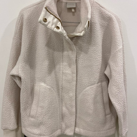 Varley Mayland Cream Fleece Jacket - Picture 4 of 9